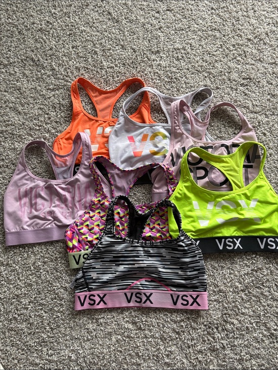 Victoria's Secret Other - Victoria's Secret VSX Mixed Sports Bras (All large BUT white is medium)